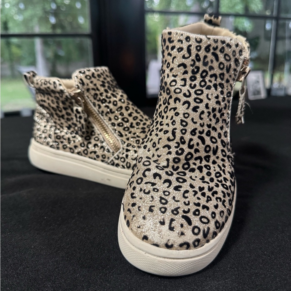 Harper Canyon Leopard Print Kids Boots size 13
